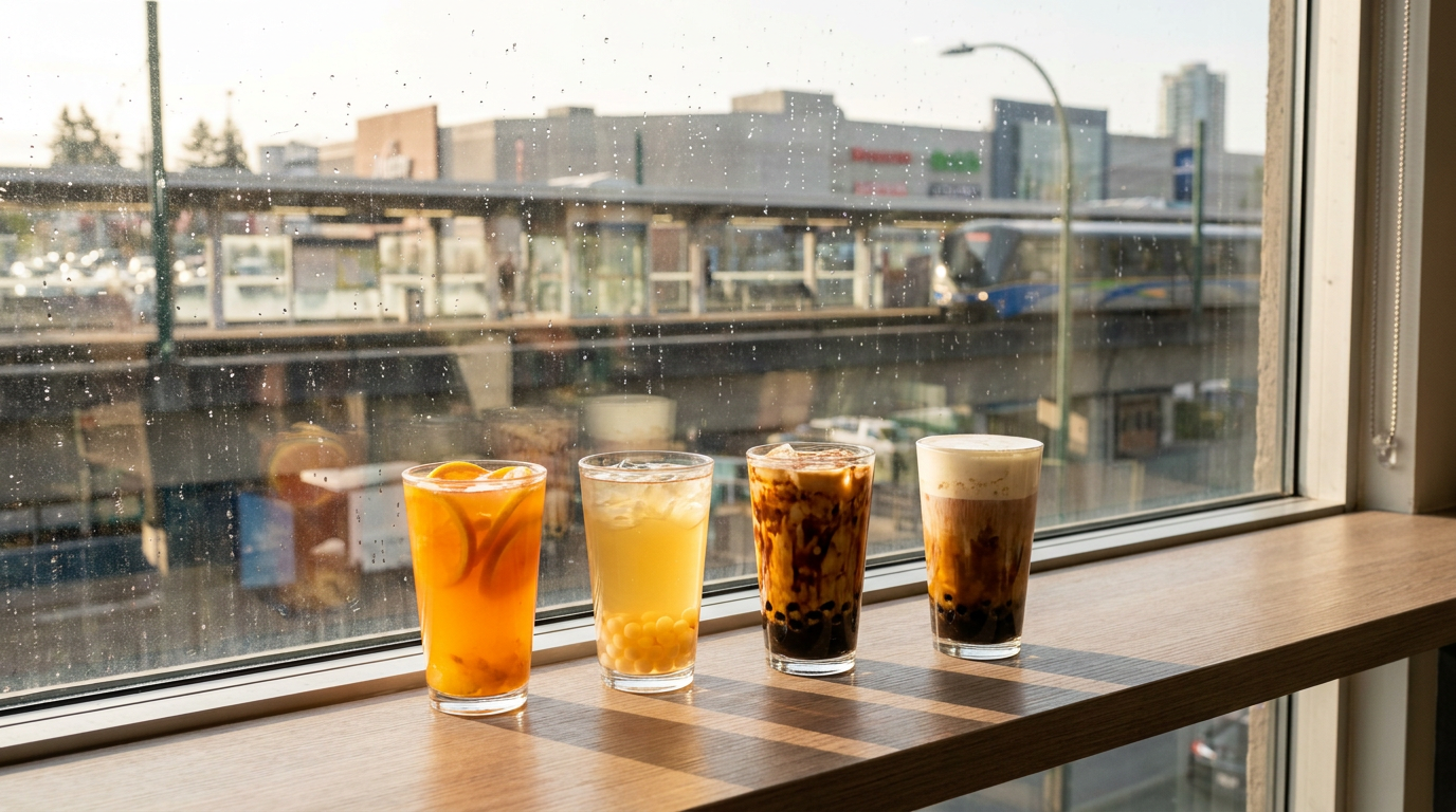 A Visitor’s Boba Route from Metrotown to Gilmore