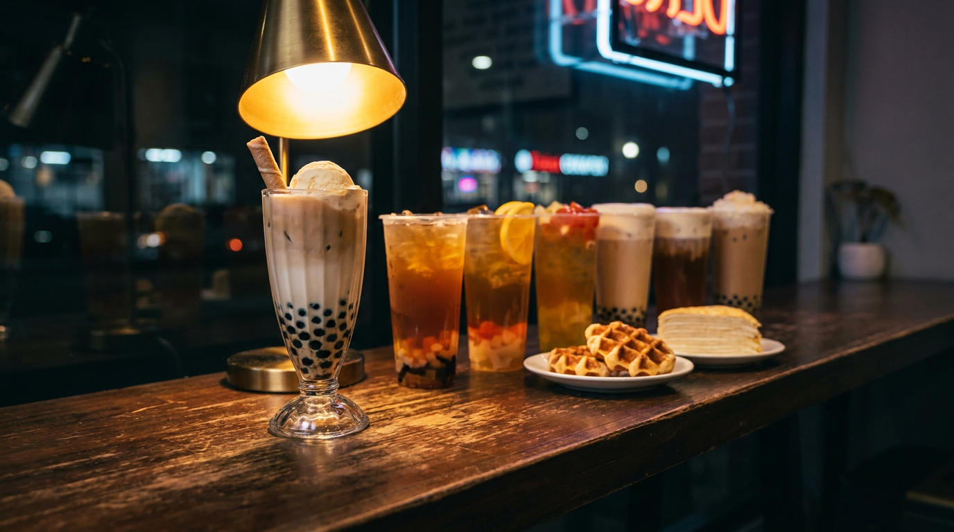 Late-Night Boba and Dessert in Burnaby